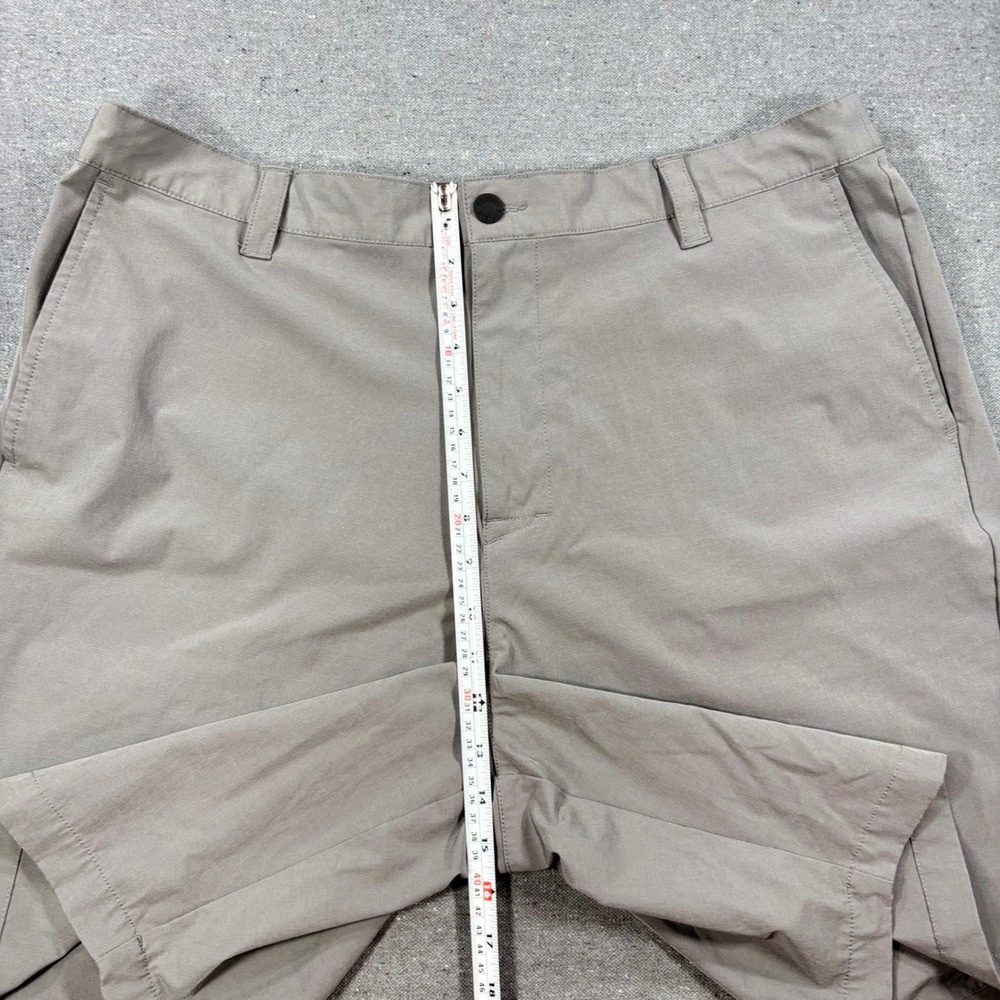 Banana Republic Shorts Men Size 40 Gray Ripstop Stretch Elastic Waist Casual - Picture 6 of 7